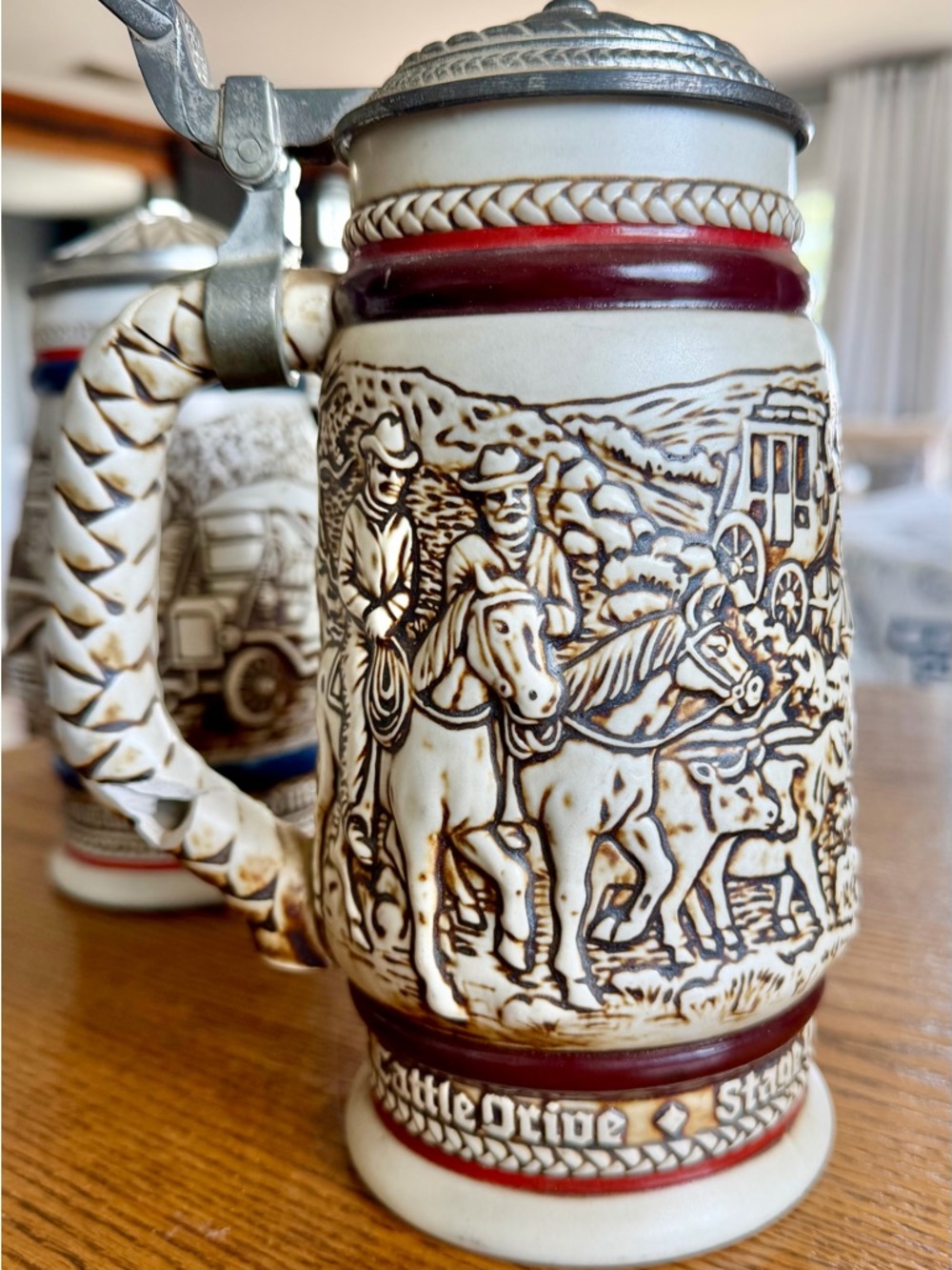 Avon Handcrafted Ceramic collector Steins 1977-1980 - Picture 4 of 14